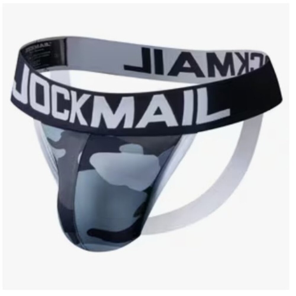 JOCKMAIL Brand Fashion Mens Underwear Camo Grey Medium